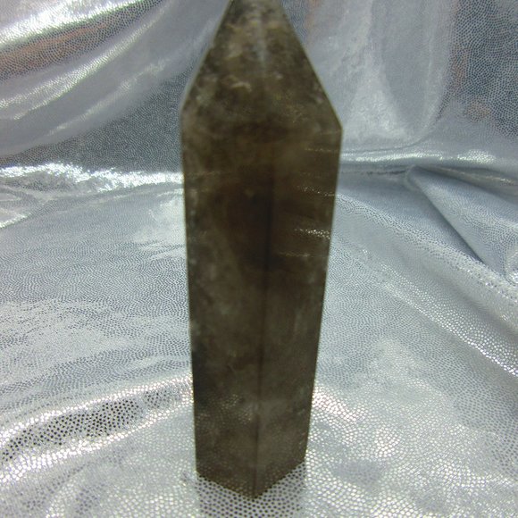 Smoky Quartz Crystal Polished Tower Generator Crystal Meditation Tool - Picture 1 of 8